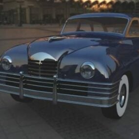 Klasik Araba 1948 Packard Woodie 3D model