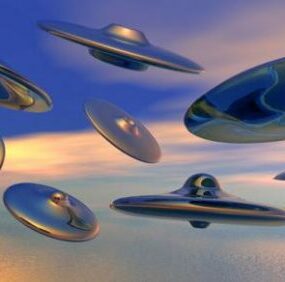 Mô hình UFO bay 3d