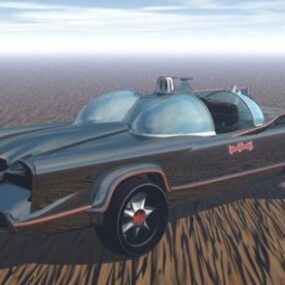 Voiture Batmobile 1960 modèle 3D