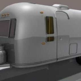 Modello 3d di trasporto ferroviario Airstream