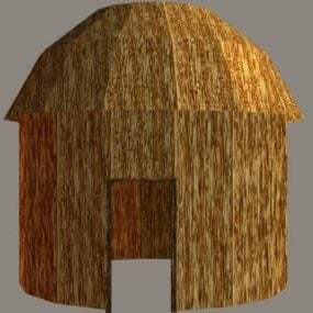 Native Hut House 3d model