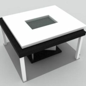 דגם תלת מימד של שולחן מודרניזם אלגנטי