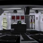 Espaço interior da nave espacial Odyssey