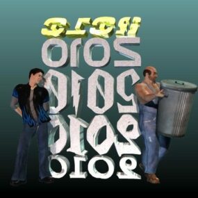 Mô hình 3d nhân vật hai người đàn ông
