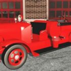 Klasické hasičské auto