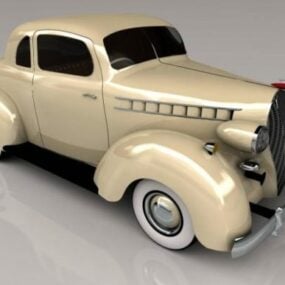 Vintage Car Hudson Terra 3d model