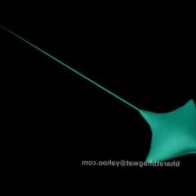 Mô hình 3d cá biển Manta Ray