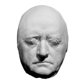 تمثال وجه بشري نموذج ثلاثي الأبعاد
