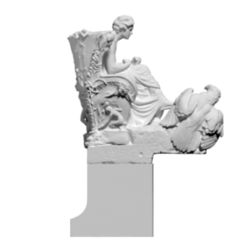 Beethoven antik staty 3d-modell