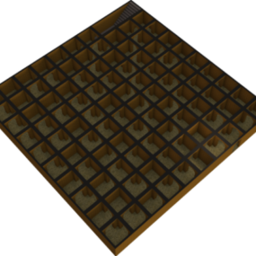 Stone Maze Construction 3d-modell
