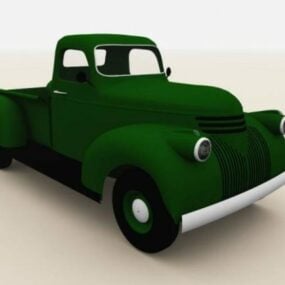 Modelo 3D de camioneta Chevy vintage