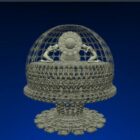 Table Dome Rattan Material