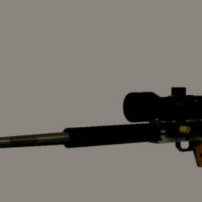 Pistola de rifle Bmg modelo 3d