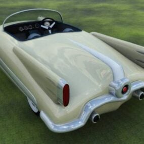 Mô hình xe mui trần Buick 3d