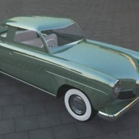 Eski model araba Studebaker 3D modeli