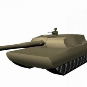 3d модель основного бойового танка Abrams