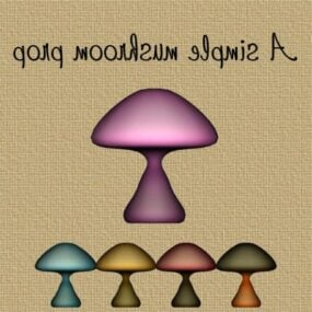 Simple Mushroom Toy 3d model