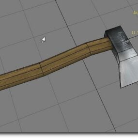 Push Broom Household Tool 3d model