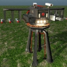 Gaming Industrial Machine 3d-modell
