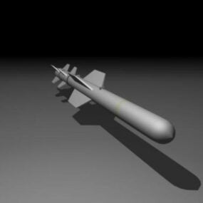 Agm84 هارپون موشک سلاح مدل سه بعدی