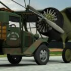 Fighter Aircraft With Truck