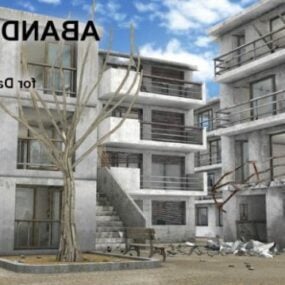 Apartment Abandoned Area 3d model