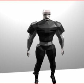 Adam Hero kreslená postavička 3D model