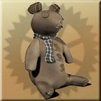老泰迪熊3d模型