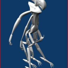 Alien Skeleton 3d model