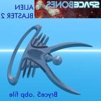 Alien Blaster Spaceship 3D-malli