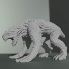 외계인 동물 Dae월 3d 모델
