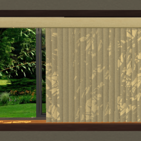 房子窗户木框3d模型