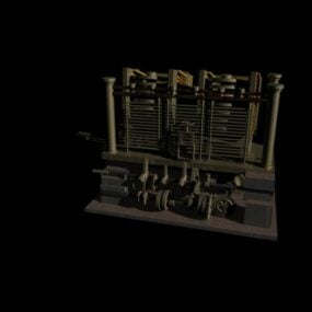 Vintage Analytics Engine 3D-Modell