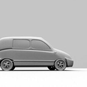 Modelo 3D animado de carro