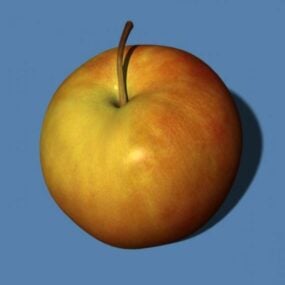 Realistic Apple Fruit Food 3d model