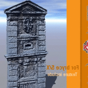 3д модель древней архитектуры Португалии