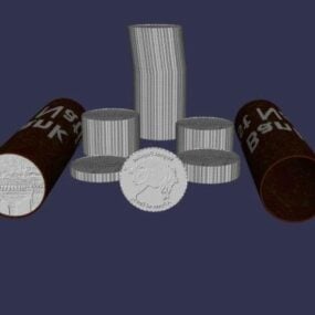 Casinogeld 3D-model