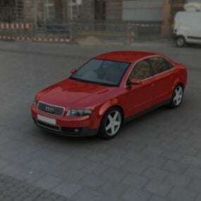 Mobil Audi A4 2005 model 3d