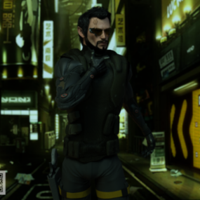 Warrior Agent Man karakter 3D-model