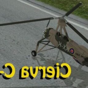 Avión espía mosquito modelo 3d