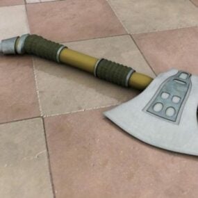 Viking Axe Sword Weapon 3d model