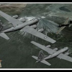Mô hình 29d máy bay ném bom Superfortress B3