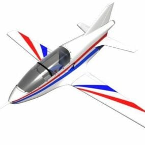 Futuristic Jet Plane 3d model