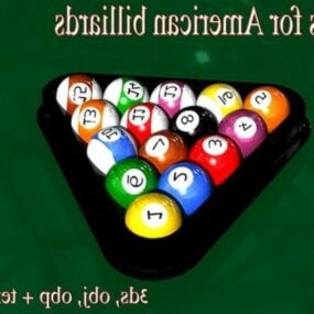 Balls Billiard 3d model