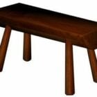 ריהוט שולחן עתיק מעץ