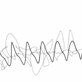 3д модель графа из колючей проволоки
