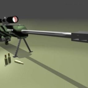 Barrett M95 Gun 3d model