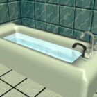 Badewanne mit Wasser