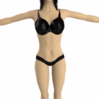 Schöne Bikini-Frau