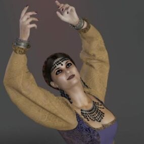 Model 3D postaci Bellydance Girl